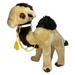 Vintage 1970s Merrythought Ironbridge Shrops Camel Plush Stuffed Real Mohair